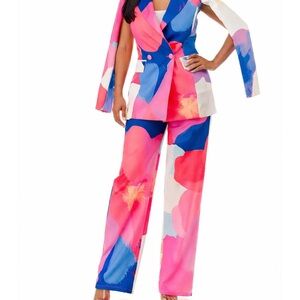 Colorful Women's Pantsuit Sleeves IN or OUT